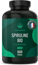 Spiruline BIO - 600 Comprimés (500Mg) - Analyse Française - Sans Additifs