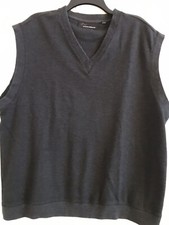 Men  s Greg Norman vest, sweater, knit, gray, golf, every day, bussiness, Size XL