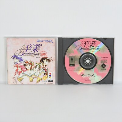 GRADUATION FINAL Sotsugyo 3DO Real Panasonic Japan Game 3d GRADUATION FINAL Sotsugyo 3DO Real Panasonic Japan Game 3d