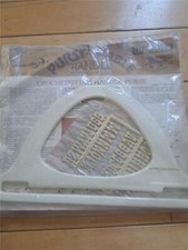 VTG MACRAME PURSE-N-ABLE IVORY HANDLE CRAFT KIT INSTRUCTIONS FOR PURSE KIT