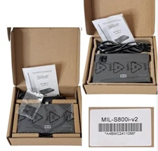 Set Of 2 MILAN MIL-S800i-v2 Transition Networks 8 Ethernet Ports 10/100BASE-TX