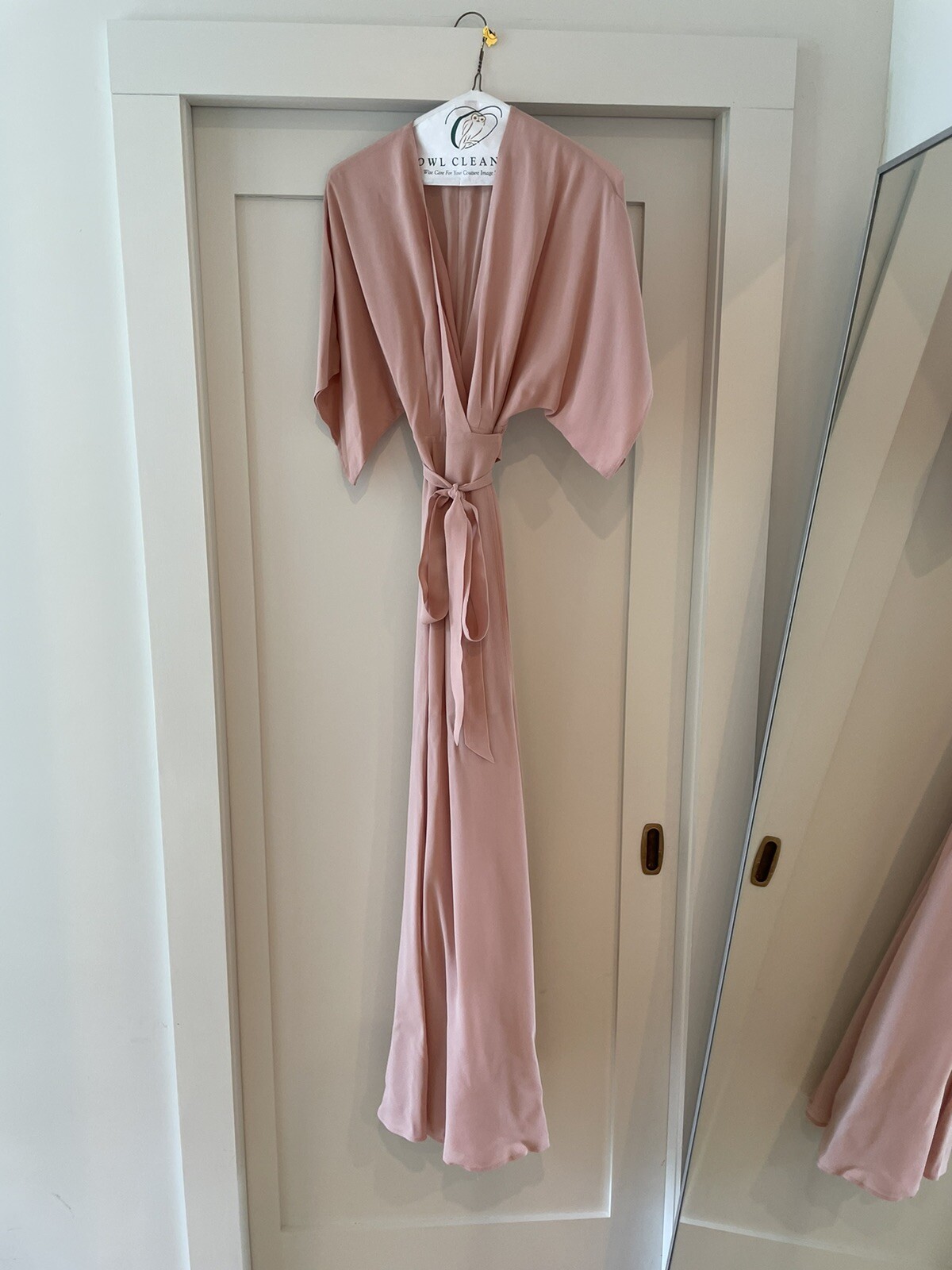 Reformation winslow blush pink maxi dress Sz M