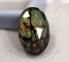 Natural Monarch Fire Opal 14.95 Ct Certified Oval Doublet Gemstone