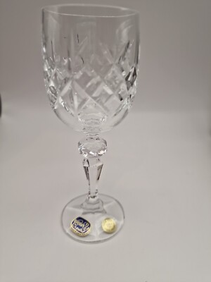 Vintage BOHEMIA Kristall Bolero Design kleines Wein Port Glas 6'' Tschechische Republik