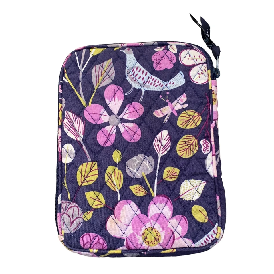 Funda para Tableta Vera Bradley Púrpura Floral Patrón Ruiseñor Bolsa Foto 2 de 4