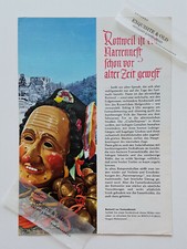 Rottweil Narrennest MAGGI-Fridolin Singen Hohentwiel Werbung Reklame Rezepte
