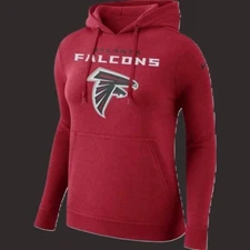 Atlanta Falcons Women's Nike NFL Club Hoodie - Size Medium - New