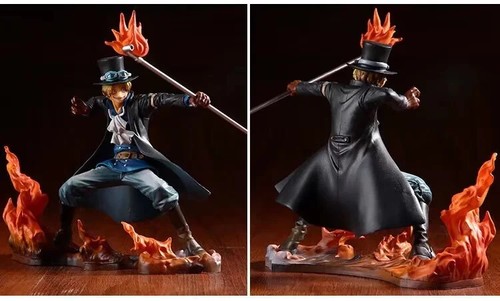 Action Figure One Piece Luffy Ace Sabo Brothers 17cm STATUA DA COLLEZIONE Anime - Picture 10 of 12
