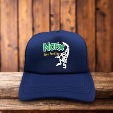 Nofx Are For Kids Mens Trucker Hat Navy Snapback Cereal Punk Rock Band Cap Nofx Are For Kids Mens Trucker Hat Navy Snapback Cereal Punk Rock Band Cap
