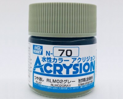 Mr.Hobby Acrysion RLM02 Gray - Flat (10ml) N070 Modell