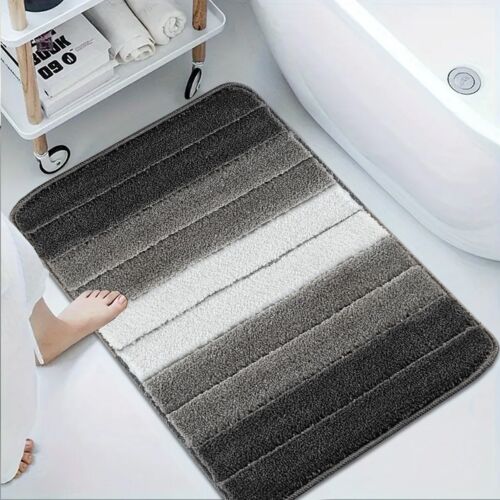 Extra Large Bathroom Rug Non Slip Bath Mat Water Absorbent Toilet Pedestal Mats - Picture 5 of 25
