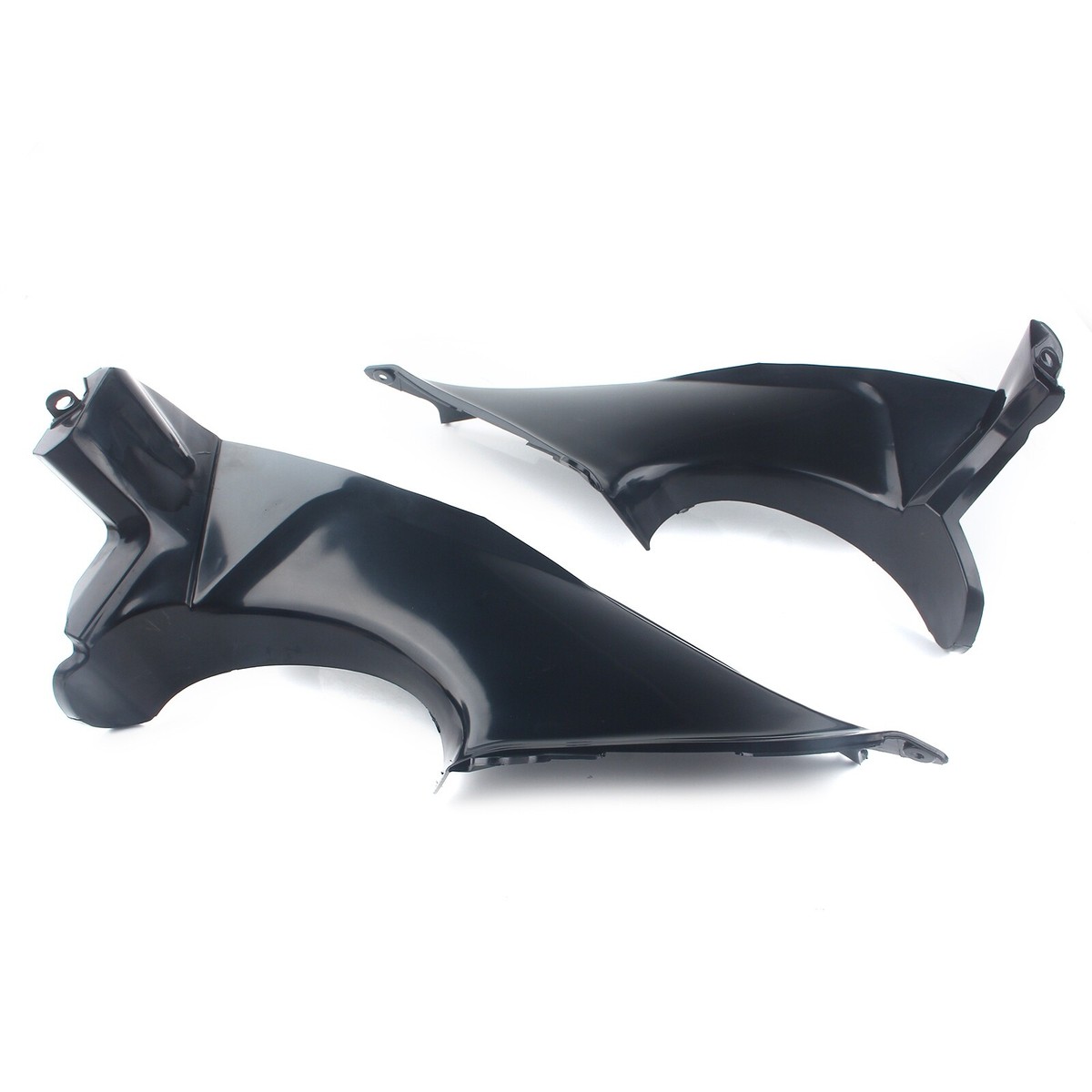 2×For KAWASAKI ZX-12R 2002-2005 F4 Black Front Dash Air Intake Ram