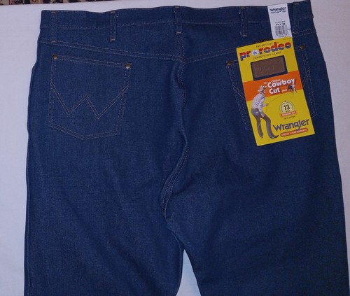 NWT Mens WRANGLER Cowboy Cut Denim Blues Jeans 44 x 38 / 39 Original Fit 13MWZ - Picture 8 of 10