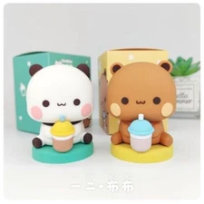 MITAO PANDA YIER Bubu and Dudu Sweet Couple Anime Figure Desktop Deco Art Toy
