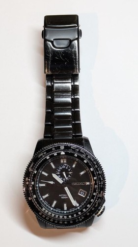 【Seiko】SEIKO Superior SSA007J1 Cyclops All Black 4R37 - Picture 12 of 15