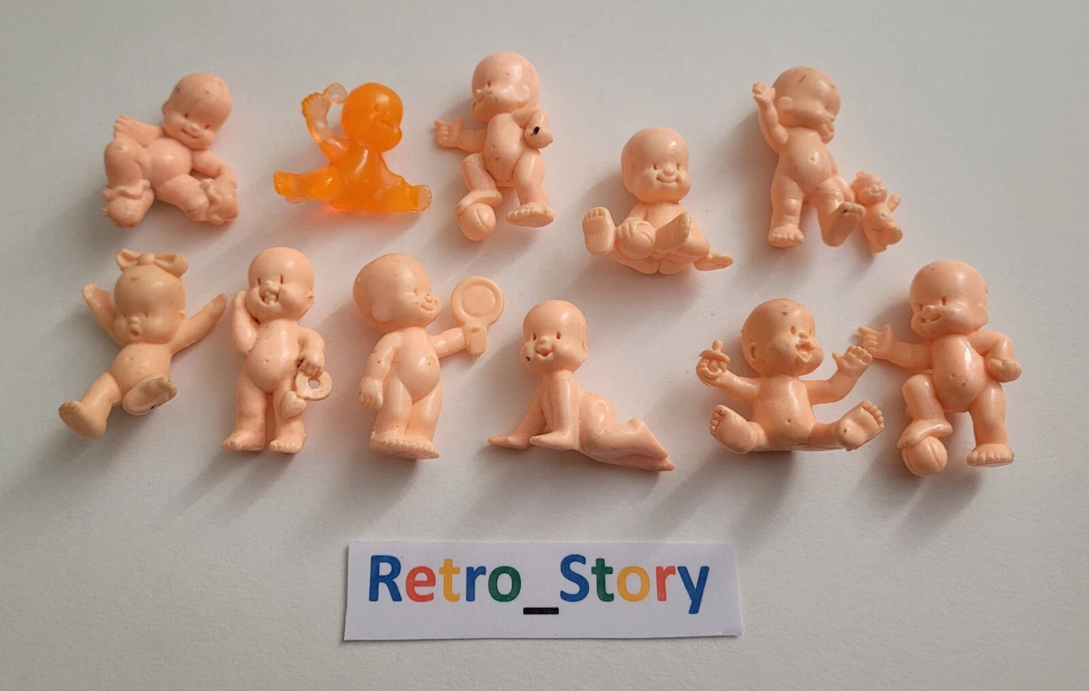 Lot De 11 Anciennes Figurines Magic Babies - Années 90 - Marque Hasbro - En Plastique/PVC - Occasion Collection