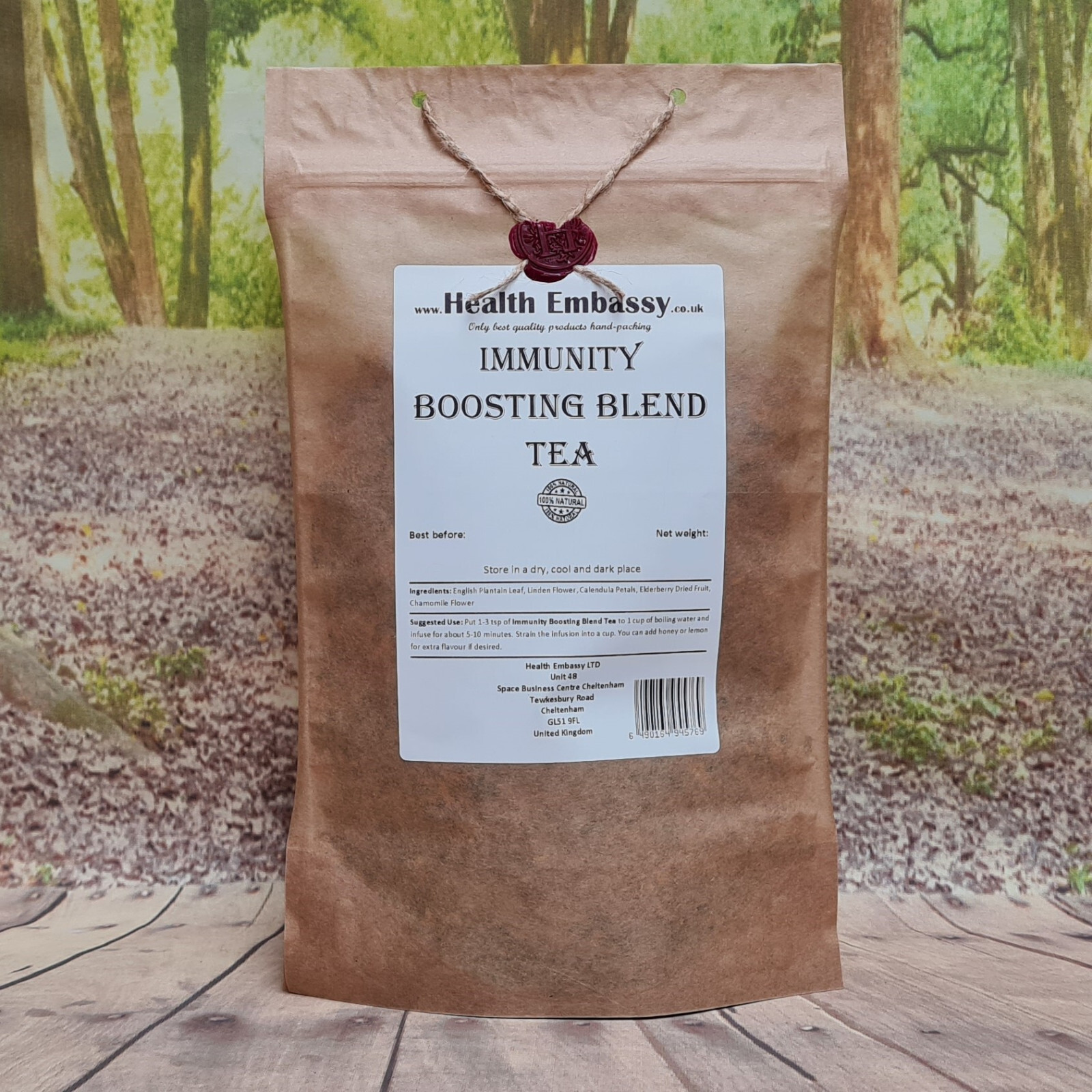 Immunity Boosting Blend Tea 75g - Health Embassy | Natural Herbal Mix Loose Tea