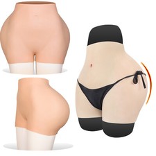 Silicone Crossdresser Fake Vagina Pants Panties Hip Buttock Enhancer Transgender