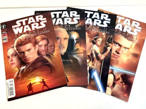 STAR WARS EPISODE II: ATTACK OF THE CLONES #1-#4 (DARK HORSE MOVIE ADAPTATION)