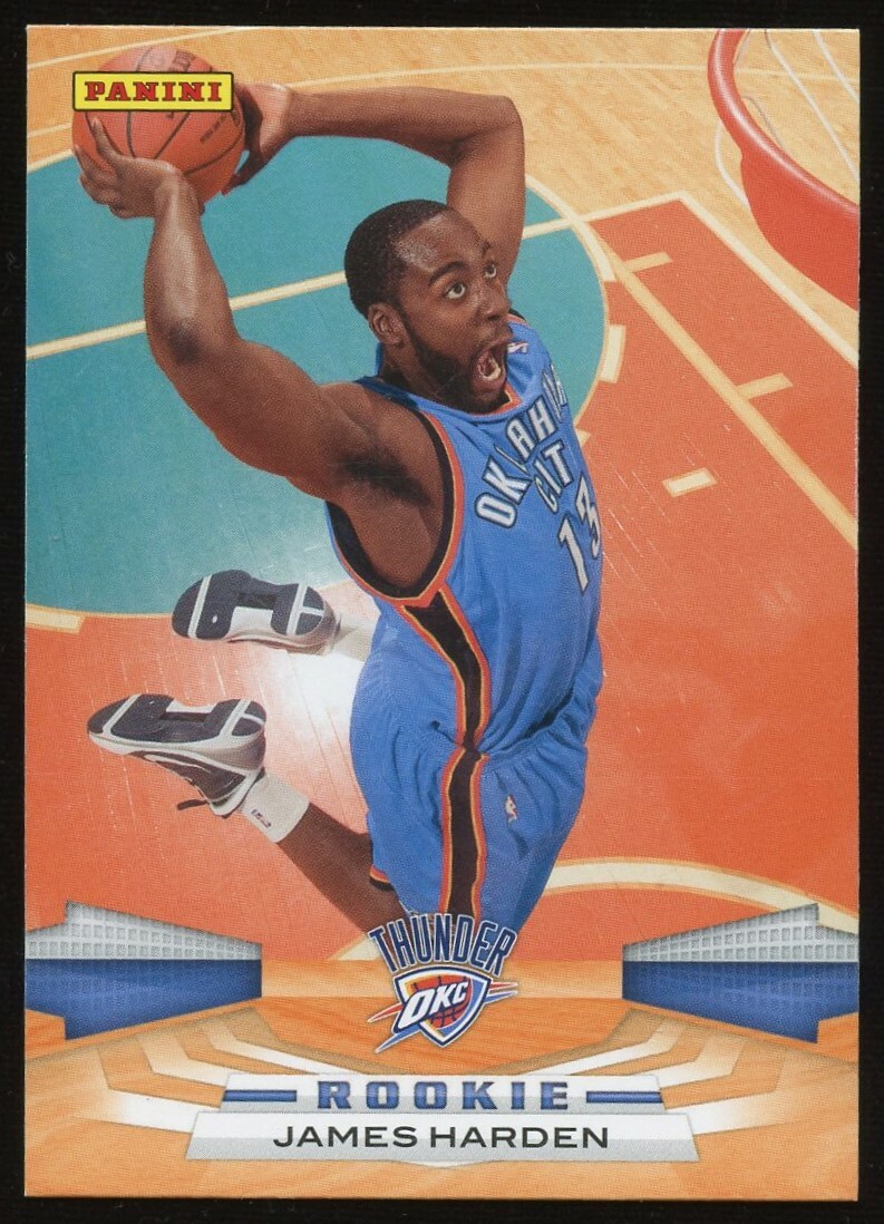 2009 10 Panini Basketball James Harden 303 Rookie Card RC