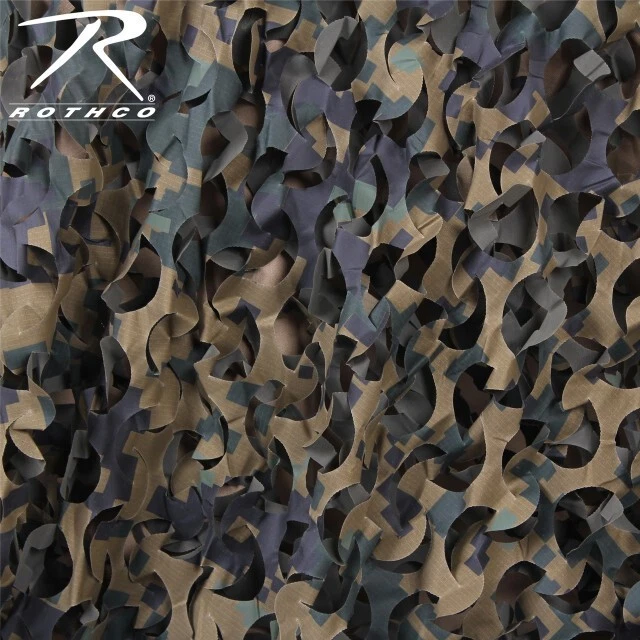 Rothco Large Ultra-Lite Digital Woodland Net - Image 4 of 4