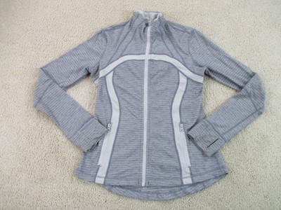 Lululemon Jacket Womens 8 Gray Outdoor Lightweight Yoga Zip Define Coat