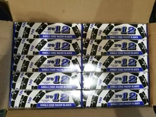 5000 .012 #12 Single Edge Steel Razor Blades USA - Rare -Double Honed & Stropped