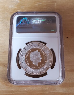 2021 Silver coin King Arthur Excalibur and Lady of the Lake