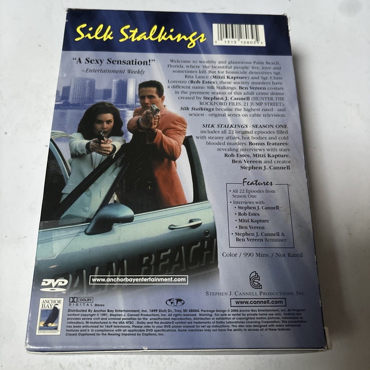 Silk Stalkings TV Series Seasons 1 &2 DVD Box Set Very Good