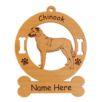 Chinook Standing #2 Ornament Personalized With Your Dogs Name 2129