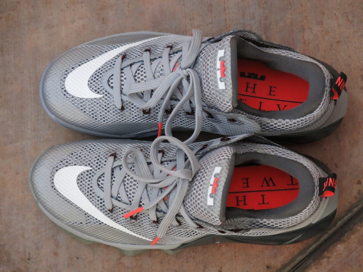 Nike lebron 12 Low wolf grey athletic shoes size 8 Men\'s sneakers Nike LeBron 12 Low Earned - 724557-014 Raffles & Where to Buy main image 2