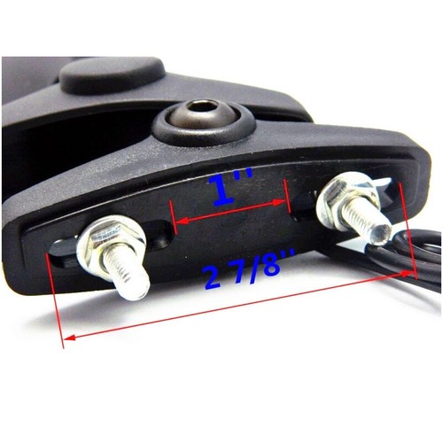 Black Seashell Fairing Mount Racing Sport Rear view Mirrors For Suzuki GSXR GSF - Foto 8 di 8