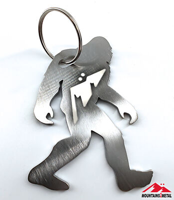 Sasquatch Key Chain by Mountains2Metal