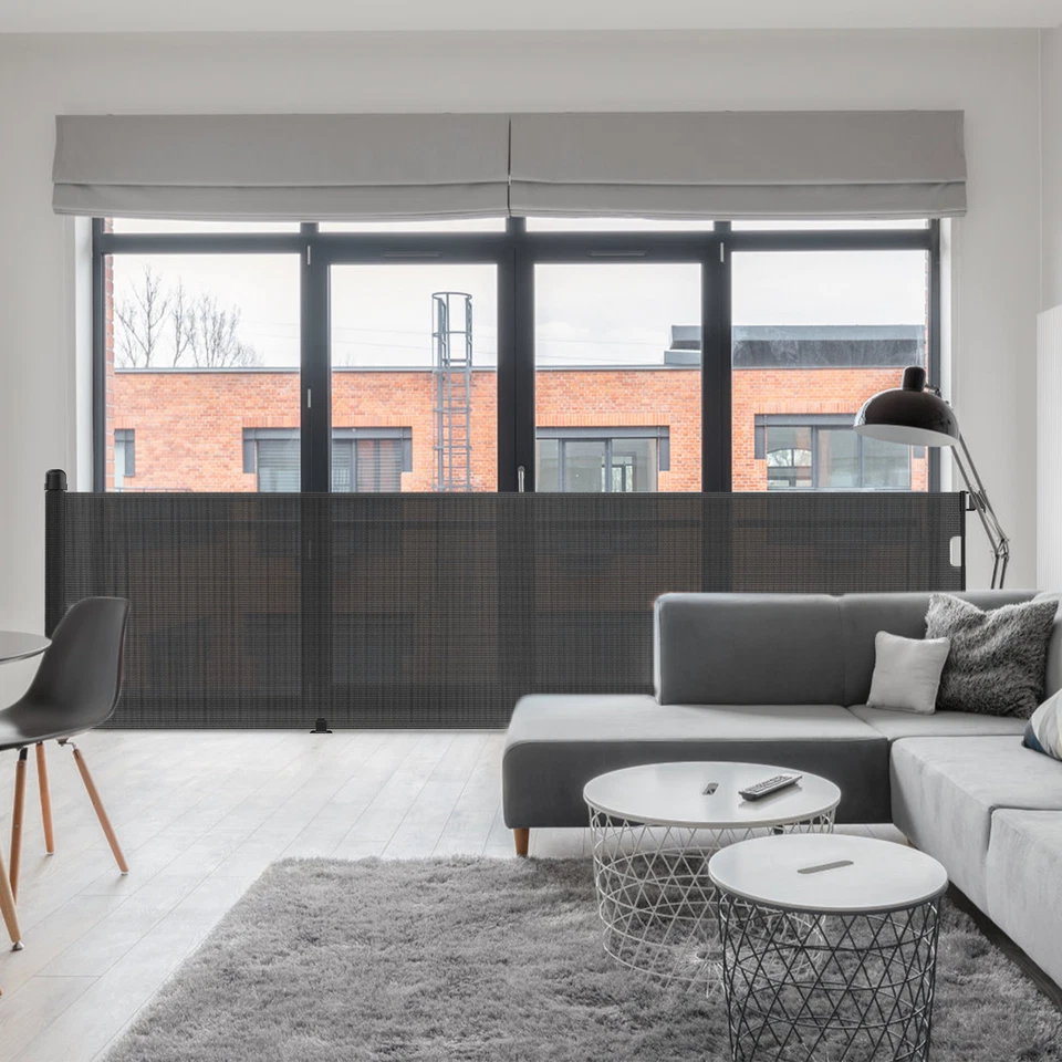 Treppenschutzrollo Absperrgitter Ausziehbar 0-300cm Türschutzgitter Baby Hunde3 - Bild 2 von 4