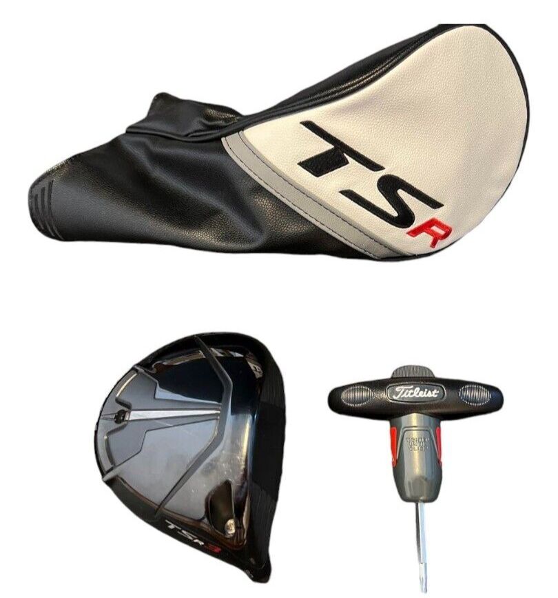 Titleist TSR3 9 Driver 9.0 Degree Head Only w/cover, tool | eBay