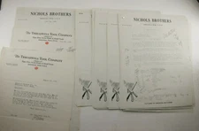 1929 Lamson Nichols Brothers Greenfield MA Cutlery Butchers Ephemera P1014H