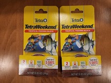 Tetra Tropical Feeding Block Vacation Feeder 5 Day Fish Food 2 packs of 2 Pack