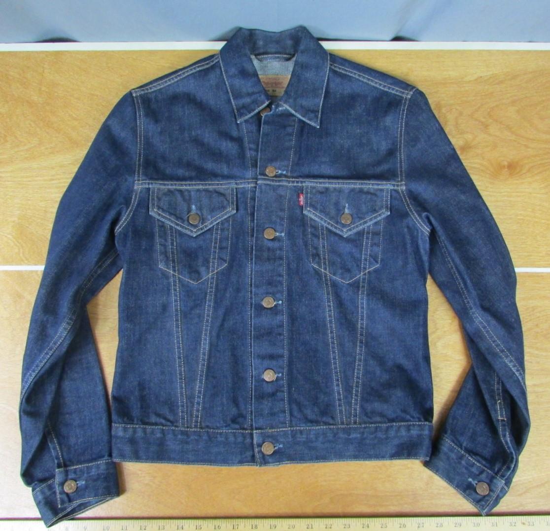 「LEVI'S® VINTAGE DENIM JACKETS TYPE1~3 VINTAGE LEVIS TYPE 3 DENIM JACKET 76581 0214 4 POCKETS 1980S