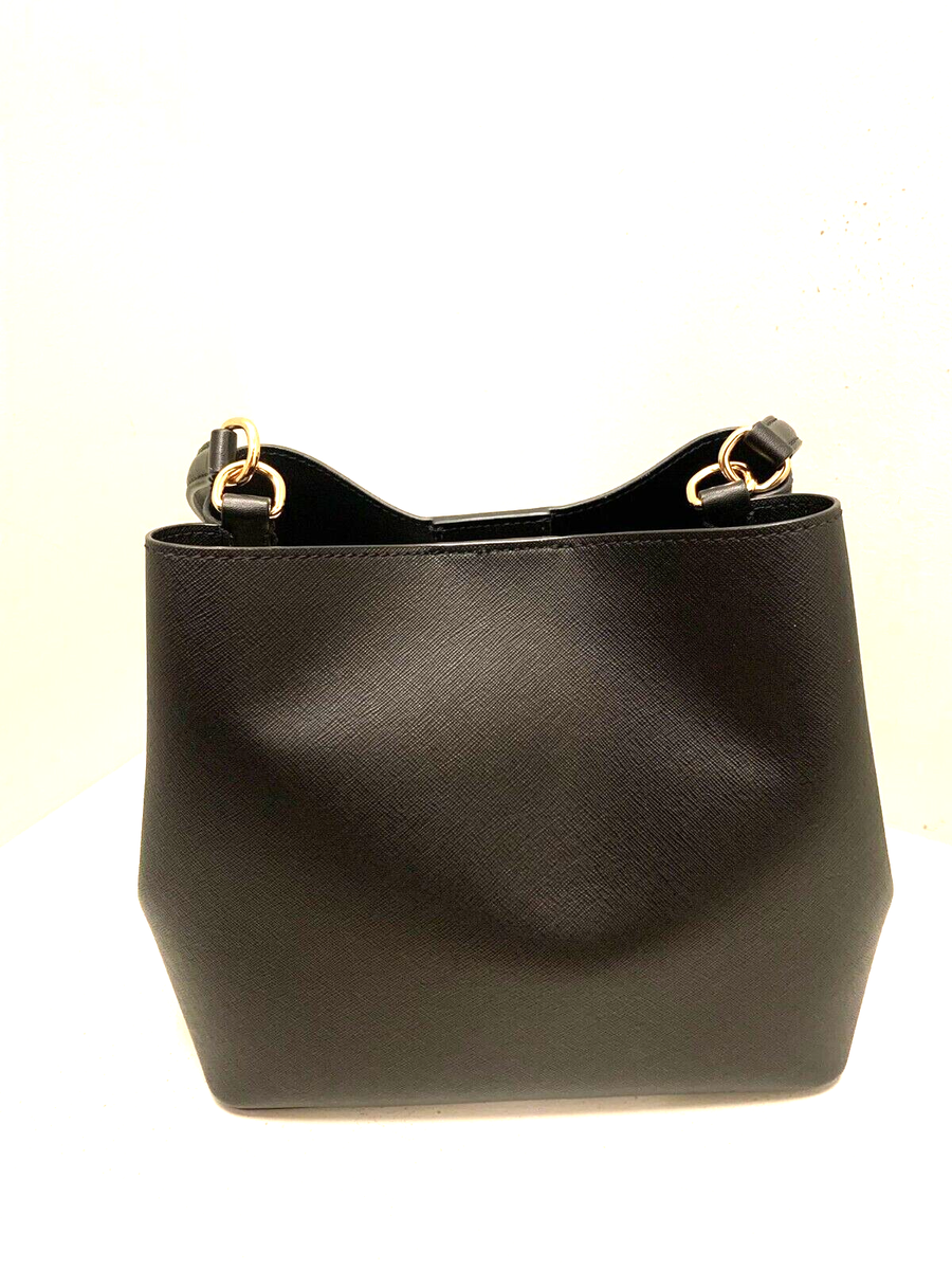 Michael Kors Pratt Medium Women Bucket Shoulder Handbag Purse in