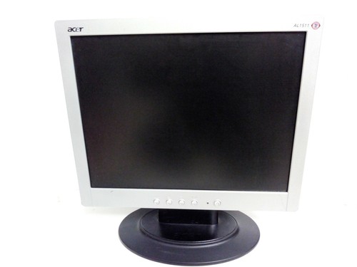 MONITOR PC LCD 15 POLLICI ACER MODELLO AL1511 OTTIME CONDIZIONI COMPLETO DI  CAVI | eBay