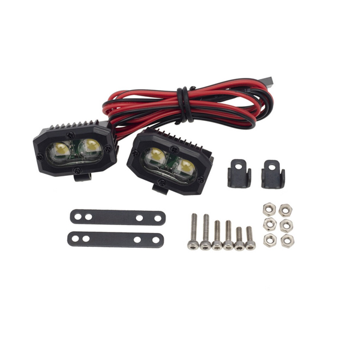 Kit Fari A Proiettore Per Auto RC 1/10 - RCBATER Per TRX4 TRX6 SCX10 Redcat Gen8