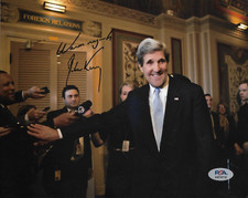 John Kerry Secretary of State United States Signed Auto 8x10 Photo PSA DNA COA