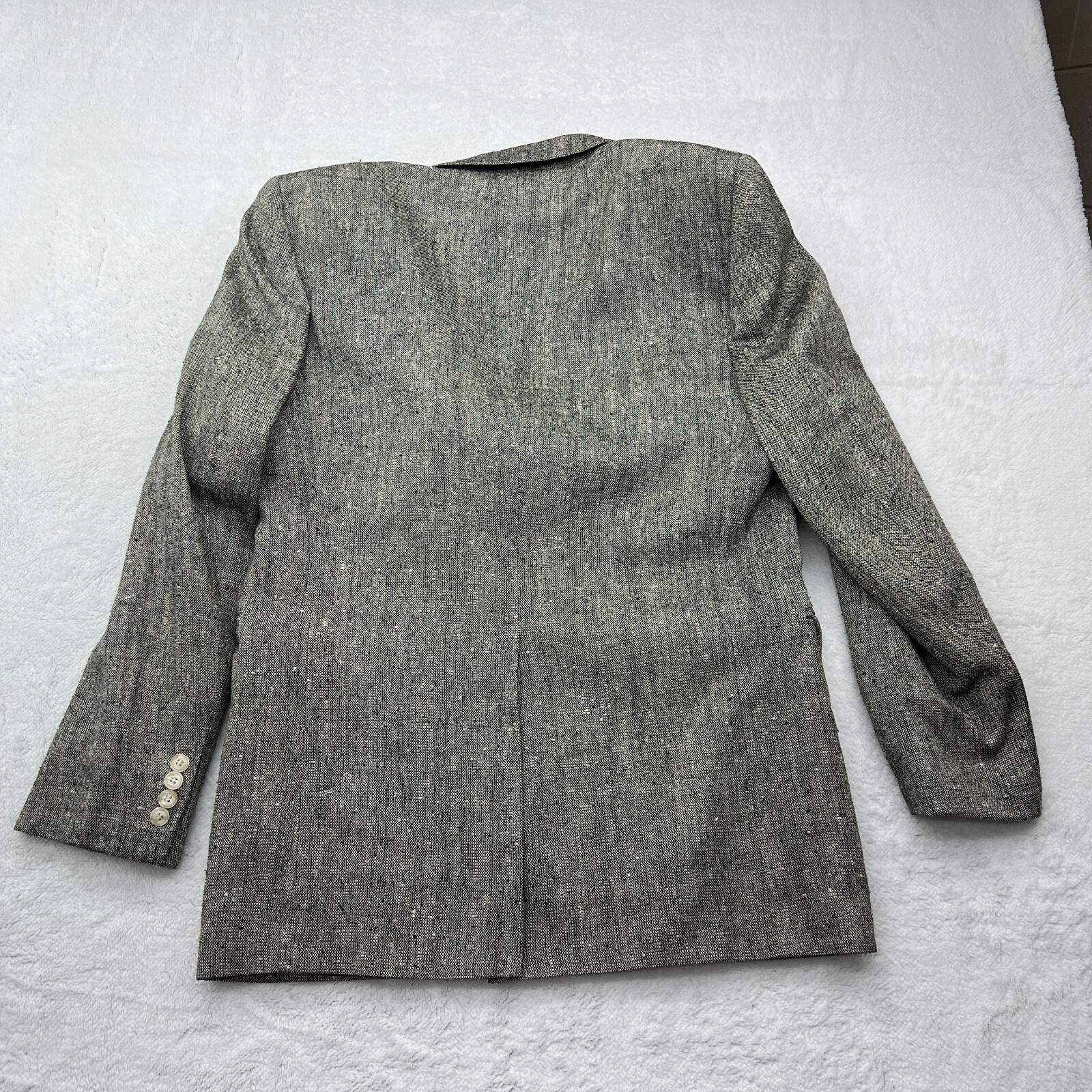 Savile Fila Tuta Giacca Uomo 42X34L Grigio 2 Bottoni Tuta Sportiva Cappotto Blazer LEGGI