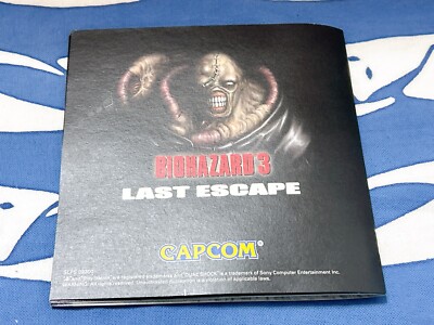 BIOHAZARD 3 LAST Escape Sony Playstation 1 (Ps1) Ntsc-Japan (Complete With Spin EUR 44,79 - FR