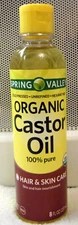 Spring Valley, Organic Castor Oil, 100% Pure, 8 FL OZ (237 mL) **FAST SHIP**