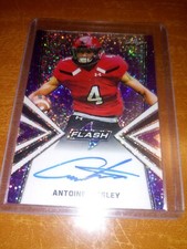 2019 LEAF FLASH ANTOINE WESLEY ROOKIE AUTOGRAPH #D 9/25 PURPLE