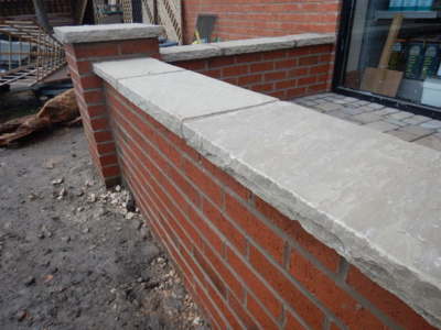 90cm Long Stone Wall Topper Coping 50mm Deep With Dressed Edge - Capping Stones For Garden Walls 90cm Long Stone Wall Topper Coping 50mm Deep With Dressed Edge - Capping Stones For Garden Walls
