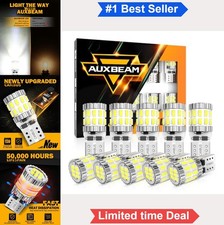 194 LED Bulbs 10 Pack T10 W5W 168 2825 White Canbus Error Free Interior License
