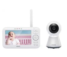 VTech VM5254 5" Digital Video Baby Monitor with Adaptive Night Light - White