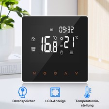 16A WiFi Thermostat Digital WLAN Touch Display Raumthermostat Fußbodenheizung DE